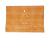 Transparent Paper Folder Clear Button Bag